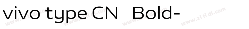 vivo type CN繁 Bold字体转换